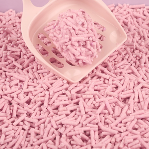 中国工厂2.0毫米条状无尘结块可冲水豆腐猫砂多重量级猫砂盆SY品牌 - Product Image 3