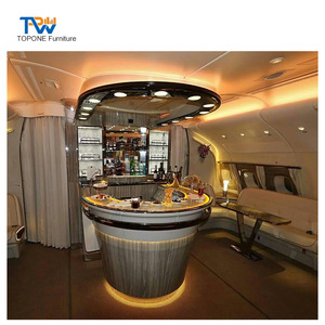 Il bellissimo bancone da bar personalizzato ricorda il bar della lounge di prima classe dell'aereo - Product Image 2