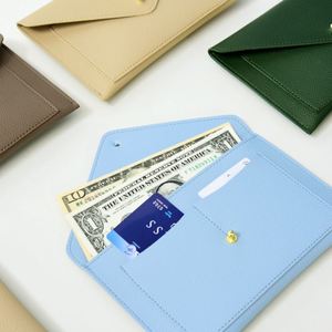 Porte-passeport en cuir PU, sac de rangement portable pour cartes et argent de voyage, portefeuille enveloppe haut de gamme, housse antivol et anti-perte - Product Image 1