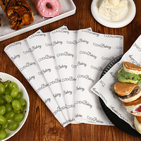 Papier alimentaire biodégradable, recyclable, imperméable, enduit de PE, de qualité alimentaire, résistant à la graisse, pour hamburgers, sandwichs, gâteaux, personnalisé et respectueux de l'environnement