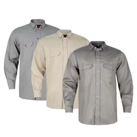 Chemise de soudage de vêtements 100% coton personnalisée en gros