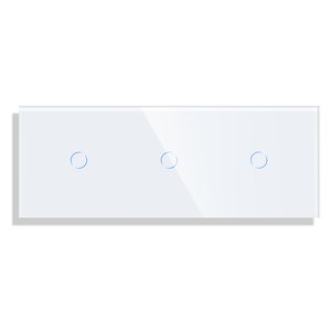 Interruptor De Luz De Toque Em Casa Inteligente-Painel De Vidro Touchmi Controle WiFi Alexa/Tuya Suporte Certificado CE <span class=keywords><strong>3</strong></span> <span class=keywords><strong>Gang</strong></span> Wifi Interruptor Inteligente - Product Image 1