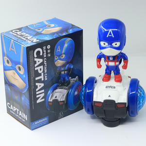 Vente directe nouveau <span class=keywords><strong>Spiderman</strong></span> lumineux Scooter électrique jouet Hit lampe électrique lumière musique <span class=keywords><strong>Robot</strong></span> danse en plastique - Product Image 3