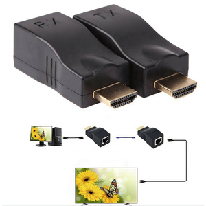 Video Extender HD mi tương thích RJ45 4K 3D độ nét cao TV RJ45 Adapter khuếch đại tín hiệu <span class=keywords><strong>Transmitter</strong></span> 30m - Product Image 4