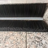 Brosse à bande en nylon épaissie personnalisable OEM avec manche en fer galvanisé pour balai industriel à béton, nettoyage et finition intensifs