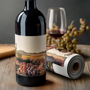 샴페인 홀로그램 비닐 병 라벨 오일 향수 스티커 기침에 대한 조명 <span class=keywords><strong>100ml</strong></span> 종이 롤 인쇄 10ml 밴드 엔진 - Product Image 5