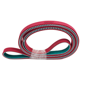 Yonghang T5pu <b>Red</b> Rubber Toothed Timing <b>Belt</b> 5mm Pitch Nonstandard For Manufacturing Plant OEM - Product Image 4