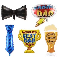 Décoration de fête sur le thème de la fête des pères, ballons en feuille d'aluminium, ensemble de ballons en mylar à l'hélium pour l'anniversaire de papa, barbecue et fournitures de fête