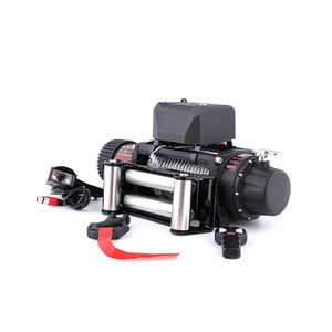 Fuoristrada 4 x4 Winche Electrico Para 4x4 avverte l'argano con il motore 12V dell'argano della corda d'acciaio 9500lbs telecomando - Product Image 5