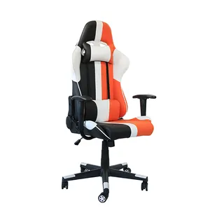 Silla de juego ergonómica de cuero de alta calidad, sillas de juego personalizadas para ordenador de carreras