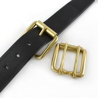 Deepeel KY754 40mm boucle de ceinture accessoires de vêtement pour ceinture cuir artisanat boucle en laiton