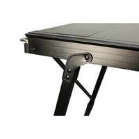 Table de camping en aluminium IGT facile à transporter et à ranger