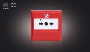 Flush-Mount Wall-Mount Push Button Addressable Fire Alarm System Digital Manual Call Point