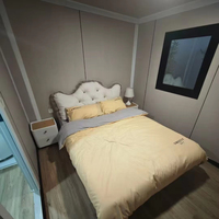 Maison pliante extensible prête à l'emploi de 40 pieds 20 pieds Villa préfabriquée pour l'extérieur-pour hôtels et kiosques