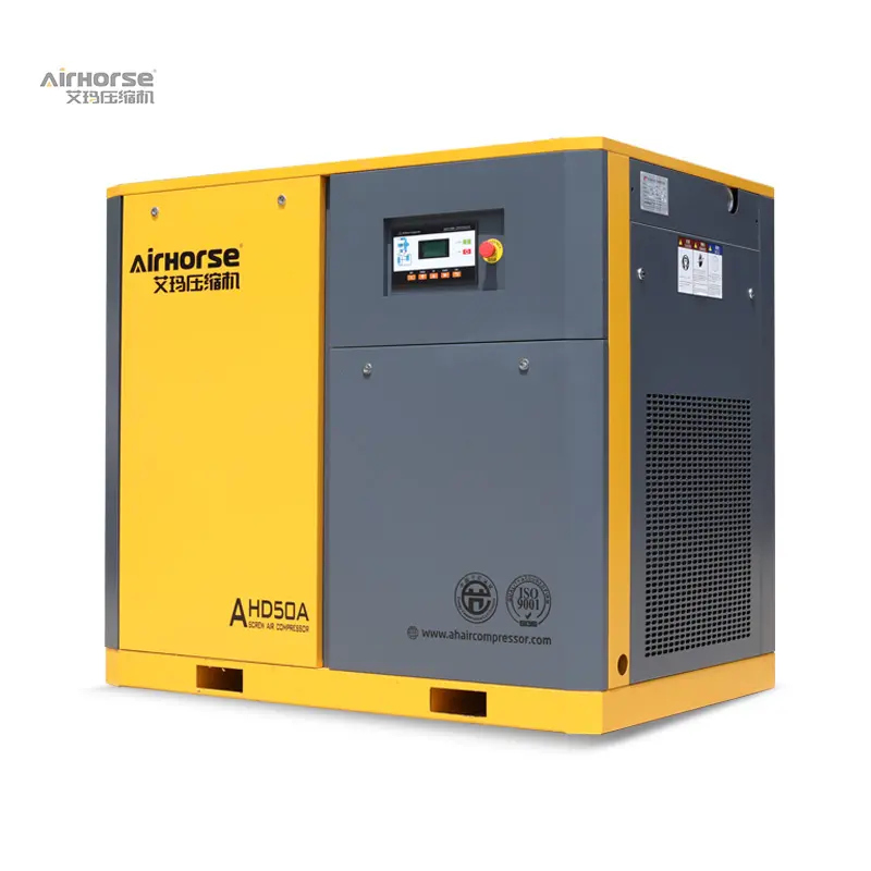 Compresseur d'air avec contrôle de vitesse Variable, livraison gratuite, 37kw, 50hp, vis 8 bars, onduleur