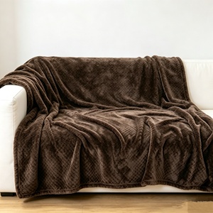 Coperta in pile jacquard a griglia ananas di alta qualità, morbida <span class=keywords><strong>e</strong></span> calda per divano <span class=keywords><strong>e</strong></span> letto - Ingrosso - Product Image 2