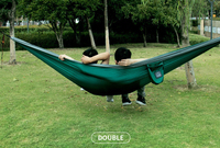 Parachute extérieur ultra-léger plat en Nylon Double Portable pliable Parachute balançoire hamacs raboteuse