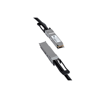 Cable DAC de Cobre QSFP56 de 200G para Actualización de Red de Enlace de Gabinete de Centro de Datos de Computación en la Nube 5G POE de Alta Ancho de Banda y Antiinterferencias