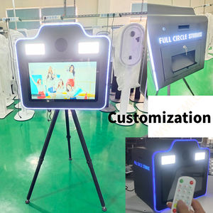 Chimee 2025 nuevo trípode Metal DSLR Cámara fotomatón 21,5 "Pantalla táctil impresión instantánea compartir <span class=keywords><strong>alquiler</strong></span> quiosco de negocios - Product Image 4