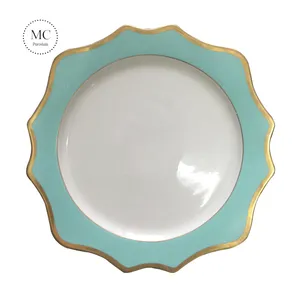 De los <span class=keywords><strong>platos</strong></span> de la cena placas de <span class=keywords><strong>porcelana</strong></span> cargador placas placa plana para walmart - Product Image 1