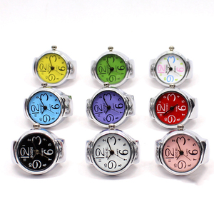 Fashion Alloy <b>Silver</b> Shell Personality <b>Men</b> and Women Finger Watch Couple Watch <b>Ring</b> - Product Image 6