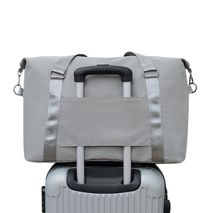 Bolsa <span class=keywords><strong>de</strong></span> viaje <span class=keywords><strong>de</strong></span> gran capacidad para Fitness, nuevo estilo <span class=keywords><strong>de</strong></span> moda, equipaje <span class=keywords><strong>de</strong></span> almacenamiento portátil informal para hombres, mujeres, estudiantes, bolsas <span class=keywords><strong>de</strong></span> gimnasio - Product Image 4