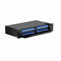 Panneau de brassage fibre optique 19 pouces extractible 12 ports SC/FC/LC, montage en rack 1U, utilisation intérieure/extérieure