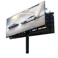 Publicité étanche polychrome 4x4m 3x2m lumière du jour p4 p5 p6 p8 p10 toit de bâtiment grand et géant écran led extérieur