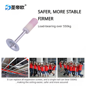 Oferta Especial: Mini Clavos Roscados Tipo Cañón para Procesamiento Personalizado, con Vástago Liso, para Abrazaderas de Tubería de 16/20/25, Clavos de Acero Integrados Roscados - Product Image 6