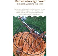 Panier de vélo en osier Yulin Jiafu pour petits chiens et chats, panier avant pour animaux de compagnie avec couvercle en treillis métallique