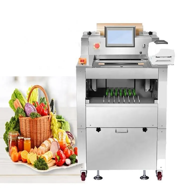 공장 가격 식품 전체 자동 PE/PVC 집착 필름 포장 씰링 슈퍼마켓 식품 과일 야채 포장 래퍼 기계