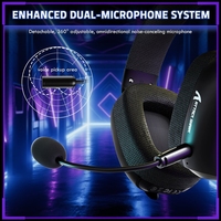 Casque de jeu ultra-léger ATTACK SHARK L80pro Tri-mode Filaire/Sans fil pour PC/PS4/PS5/Switch/Xbox