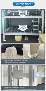 Dortoir lit superposé à deux étages, design tendance, construction solide, propriété de qualité à <span class=keywords><strong>location</strong></span> - Product Image 4