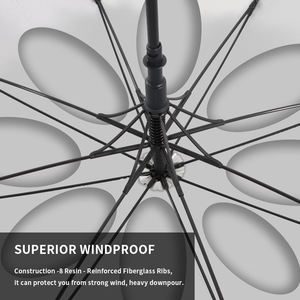 Fábrica al por mayor paraguas de golf a prueba de viento extra grande paraguas de viaje paraguas de golf logotipo personalizado - Product Image 6