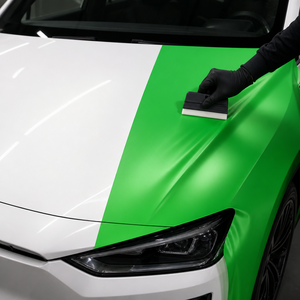 <span class=keywords><strong>Film</strong></span> de protection de peinture (PPF) TPU aliphatique vert mat effet démon, auto-réparant, anti-jaunissement, anti-rayures, hydrophobe, pour carrosserie automobile, direct usine - Product Image 5