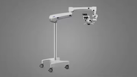 Microscope dentaire avec caméra rotative SOCO SCM850 complet pour endodontie chirurgicale
