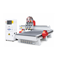 Routeur CNC à 4 axes multi-broches Jinan Mosencnc pour le bois, machine de gravure 3D, équipement de fraisage et de sculpture pour métaux mous