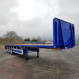 รถพ่วงพื้นเรียบ 3 เพลา แบบขยายได้ สำหรับขาย - Product Image 5