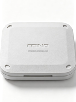 Carcasa de Plástico ABS Personalizada para Decodificador de TV Android, Sin Ensamblar, con Recortes para Puertos