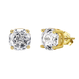 रिन्टिन सी 414 क्लासिक जिरकोनिया स्क्रू बैक इयररिंग्स लक्जरी गहने 925 पुरुषों के लिए स्टर्लिंग चांदी घन ज़िरकोनिया कान स्टड - Product Image 1