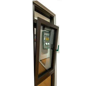 Paroi vitrée GE98 Offre Spéciale insonorisée anti-ouragan Double pont fenêtres et portes acoustiques en aluminium avec moustiquaire - Product Image 2