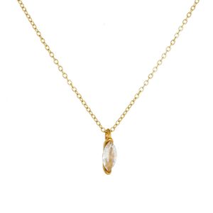 Nouveau <span class=keywords><strong>collier</strong></span> pendentif YEHHY en zircon œil de cheval goutte d'eau <span class=keywords><strong>pour</strong></span> femme, chaîne de clavicule de luxe léger et haut de gamme <span class=keywords><strong>pour</strong></span> le quotidien - Product Image 5