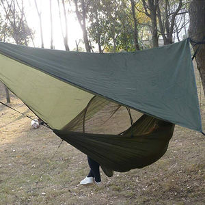 Camping Tactical Rain Fly <span class=keywords><strong>Hamaca</strong></span> Lona Fácil de llevar en Senderismo y Camping - Product Image 6