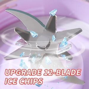 Licuadora Portátil Recargable por USB, 2 en 1, Mezcladora Rápida, Multifuncional, Inalámbrica, para el Hogar, Viajes e Interiores - Product Image 5