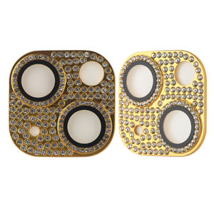 <span class=keywords><strong>Protector</strong></span> de lente de cámara de cristal templado, para <span class=keywords><strong>iPhone</strong></span> con diamantes, Vidrio templado - Product Image 3