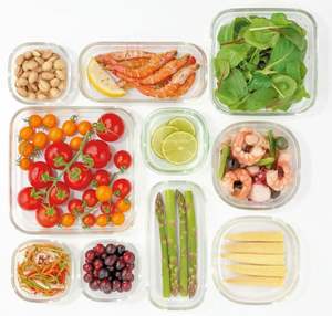 Ensemble de 7 récipients alimentaires en verre sans BPA, compatibles micro-ondes, avec couvercles en verre écologiques, pour la préparation des repas en voyage - Product Image 3