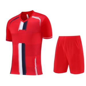 Chất Lượng Cao Ngắn Tay Áo Bóng Đá Mặc Tùy Chỉnh Bóng Đá Jersey Đào Tạo Áo Sơ Mi Cá Nhân Polyester Vải Đồng Phục Bóng Đá - Product Image 4