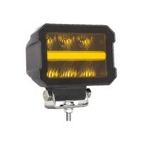 Nueva Luz LED de Trabajo para Auto de 12V, 5 Pulgadas, 30W, Doble Color, DRL, con Certificación E-mark, IP68, Impermeable, Luz Antiniebla, Haz de Luz Amplio
