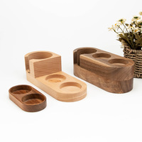 Pièces de tournage CNC OEM, base de presse à café en bois, support de rangement pour appareils, supports en bois, outils en bois, pièces CNC