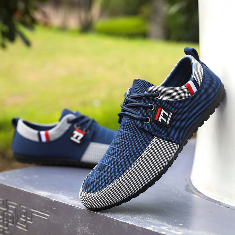 Spring Summer Casual Lace-up Flat Breathable Sport Shoes